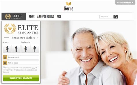 elite rencontre senior avis|Test Complet & Avis sur Elite Rencontre Senior